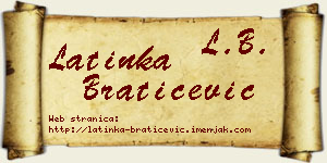Latinka Bratičević vizit kartica